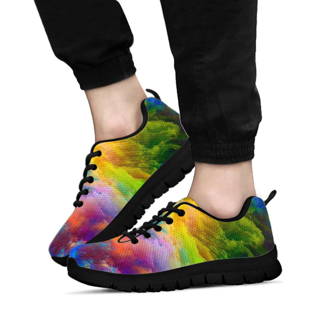 Tie Dye Burst Festival Sneaker Shoes