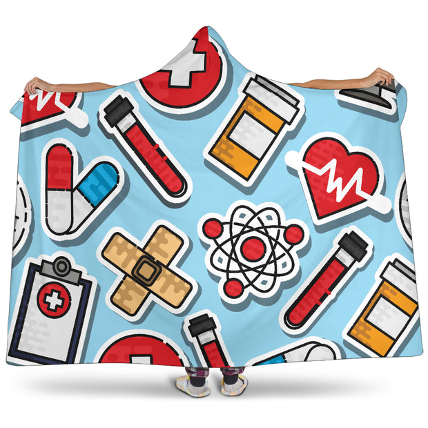 Nurse Hooded Blanket