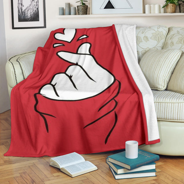 Red Love Snuglee Blanket