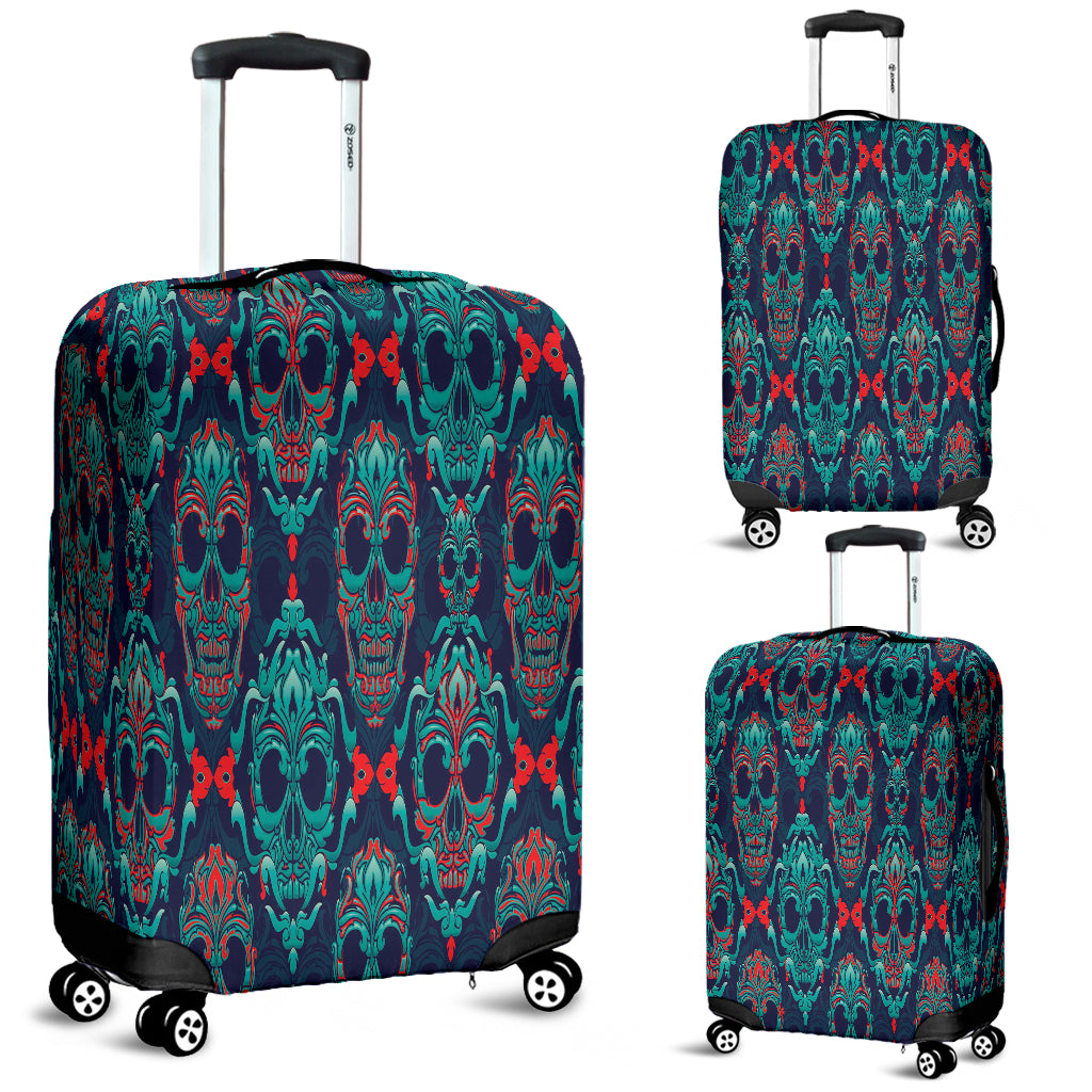 NP Skull Luggage Cover