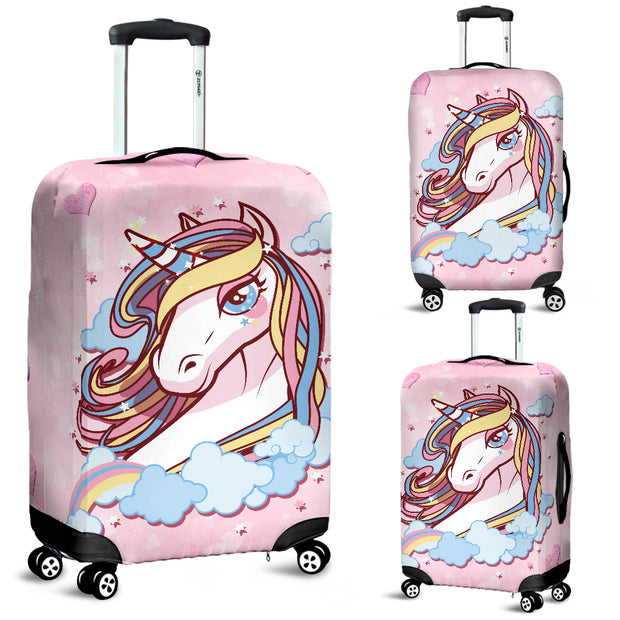 Unicorn Dreaming Protective Luggage Bag Cover