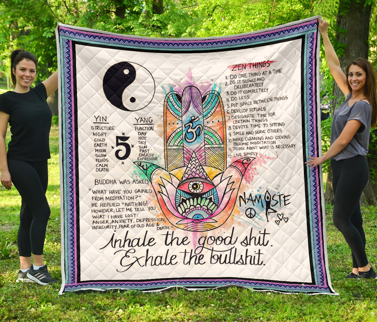 Yoga Exhale Quilt