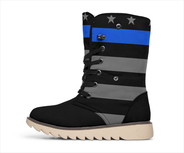 Thin Blue Line Polar Boots