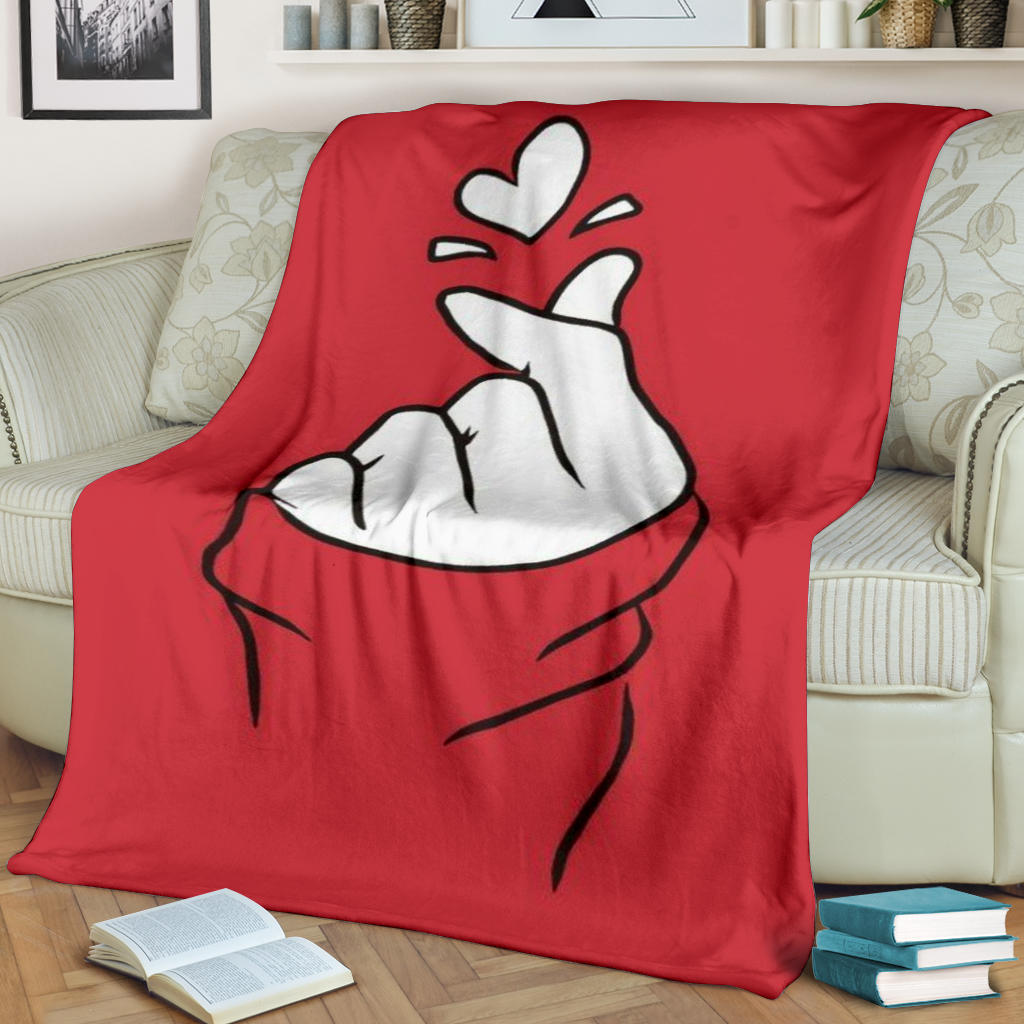 Red Love Snuglee Blanket