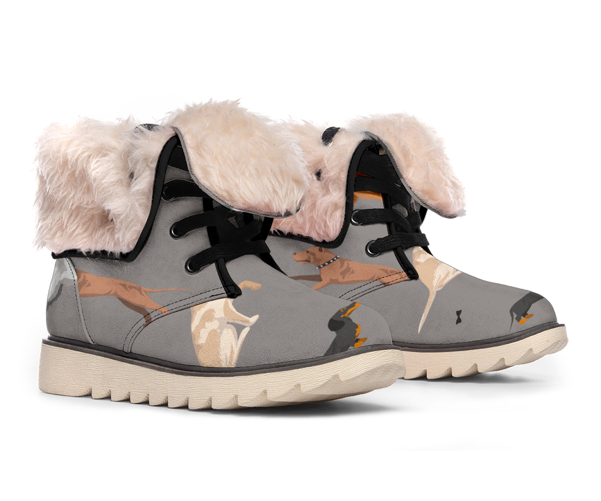 Grey Dog Breeds Polar Boots