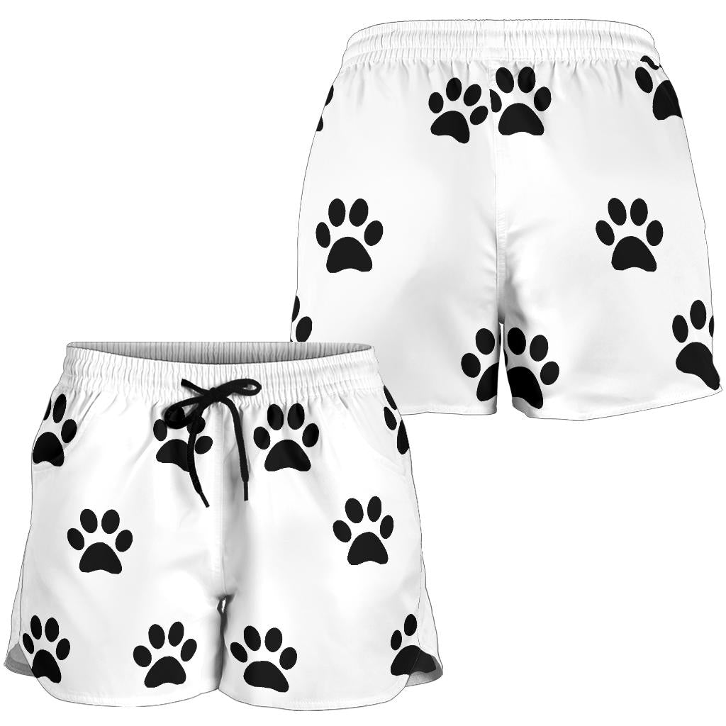 Women's paw prints short