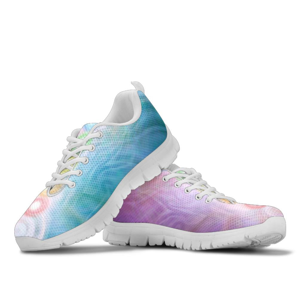 White Rainbow Mandala Unisex Sneaker Shoes