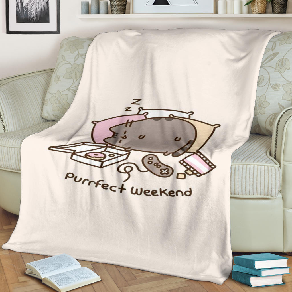 Purrrfect Weekend Blanket
