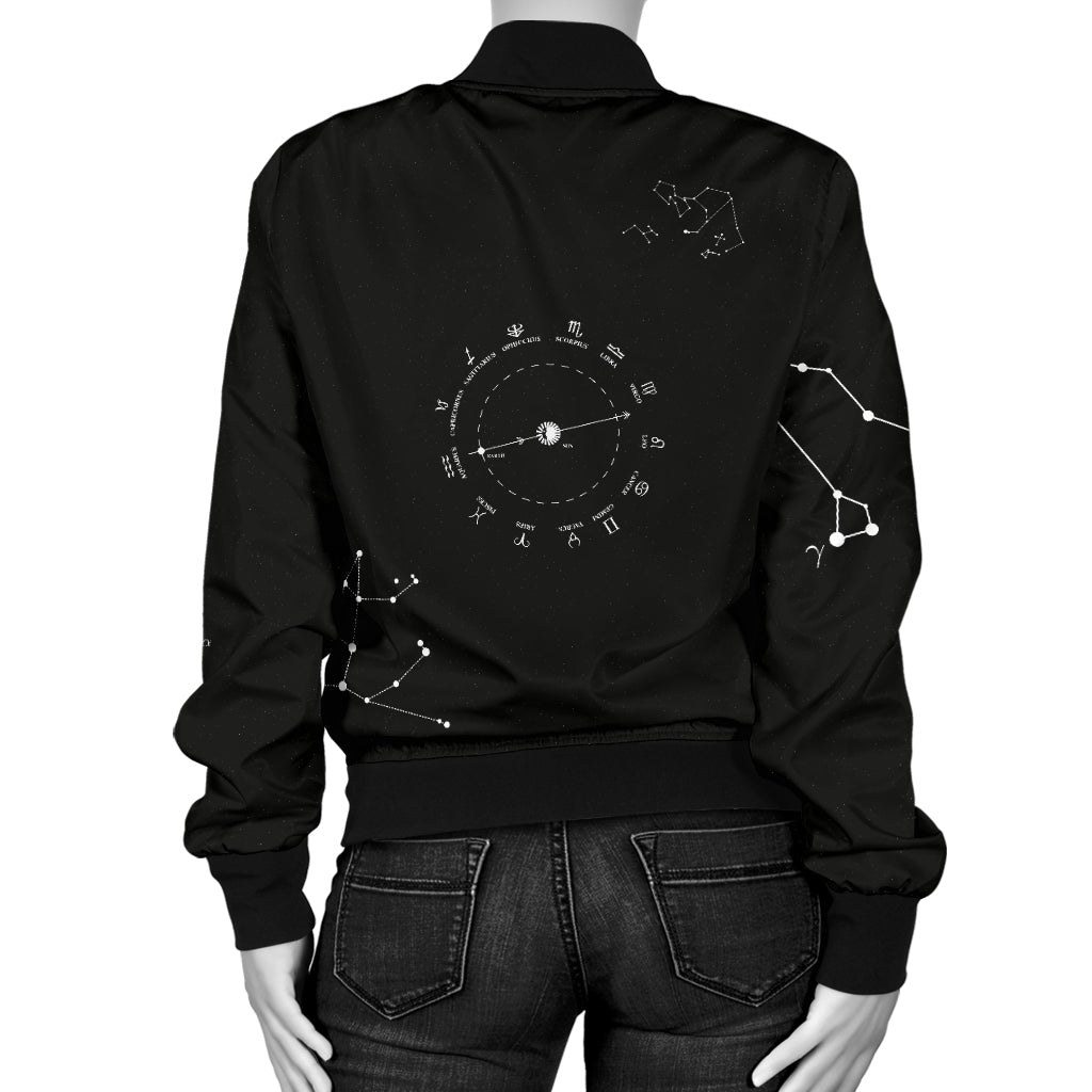 Women's Bomber Jacket Stars