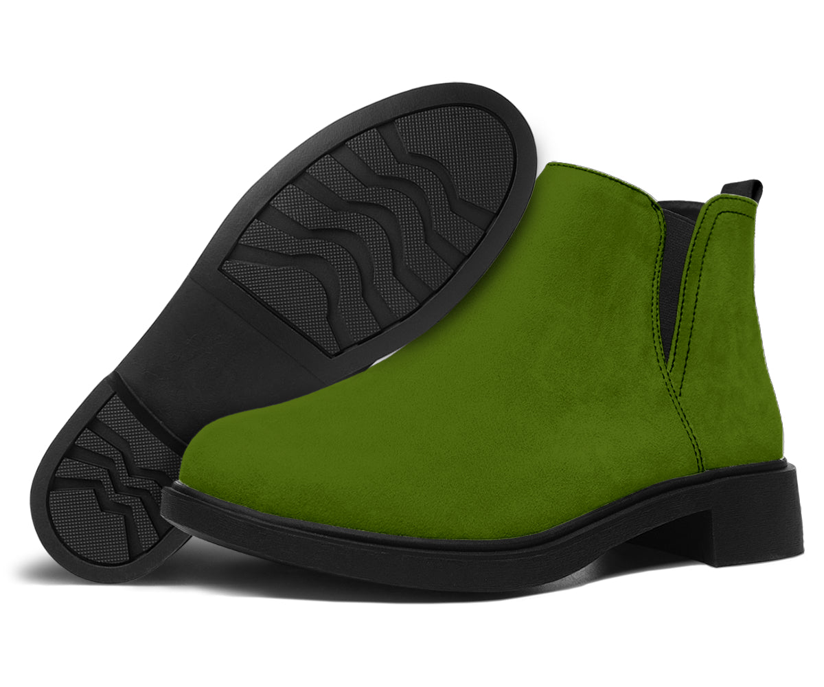 Vegan Green Fashion Boots