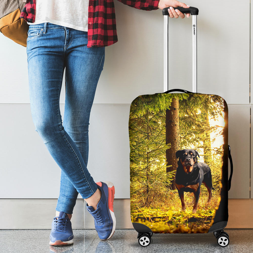 rottweiler luggage cover