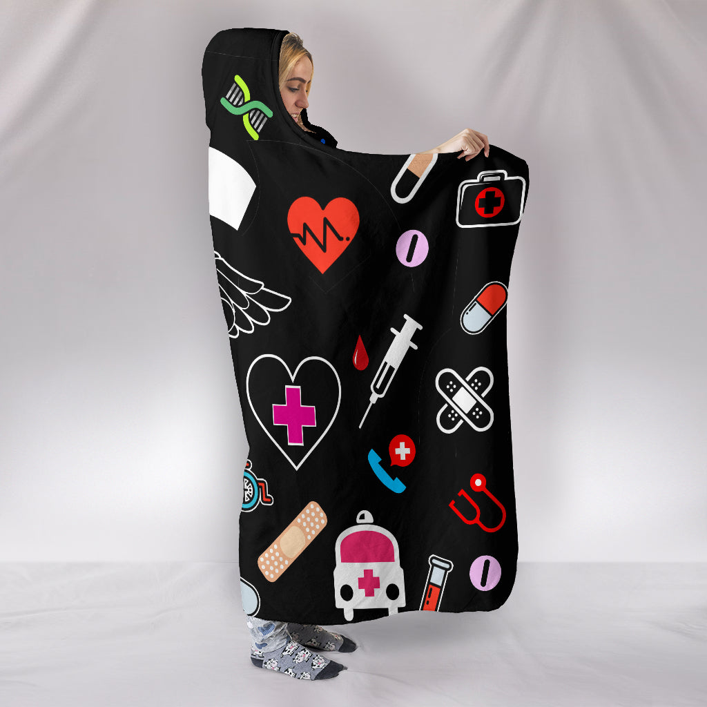 NURSE HOODED BLANKET