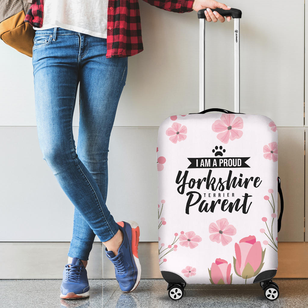 I am proud Yorkshire Terrier Parent Luggage Cover