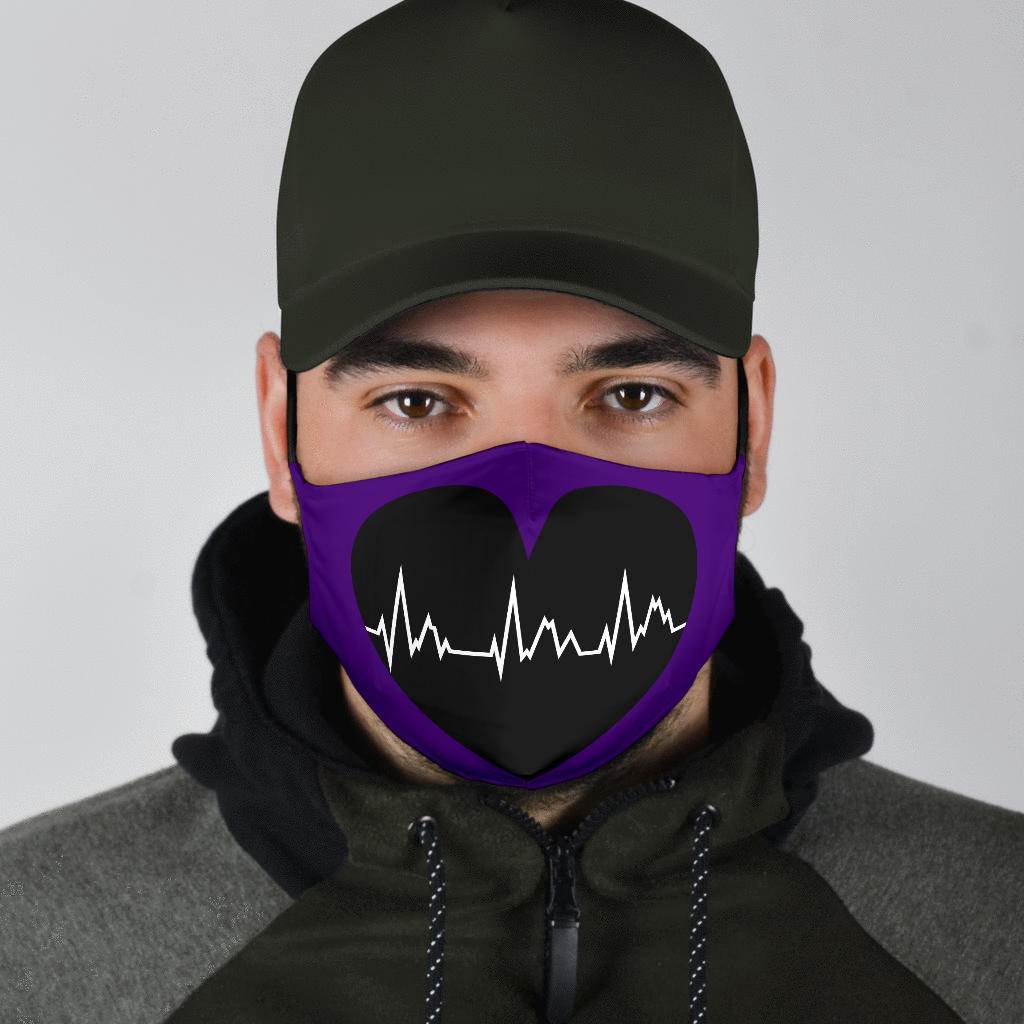 Face Mask Heart Heartbeat
