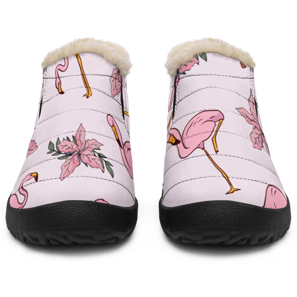Cute Flamingo Trainer Boots
