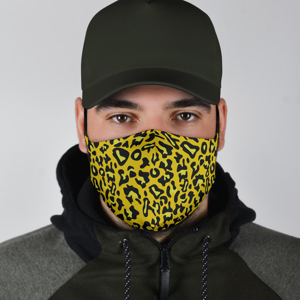 Cheetah Print Pop Art - Face Mask
