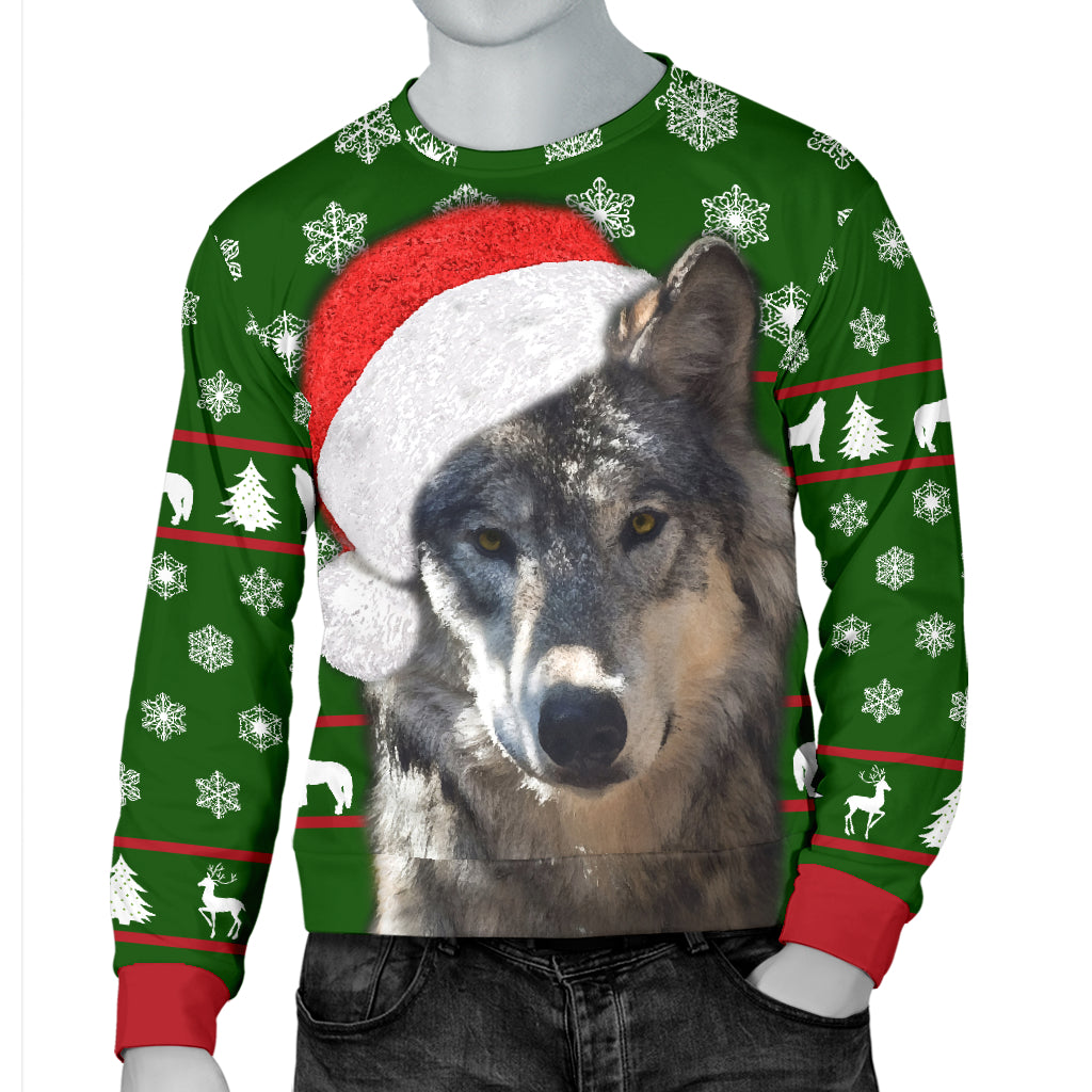 Santa Wolf Christmas Sweater