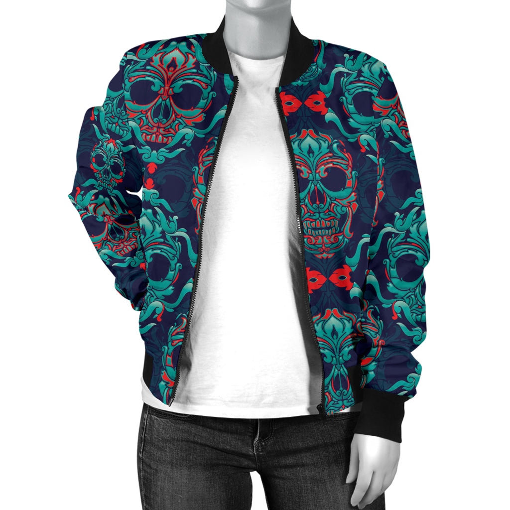 Skull Women's Bomber Jacket