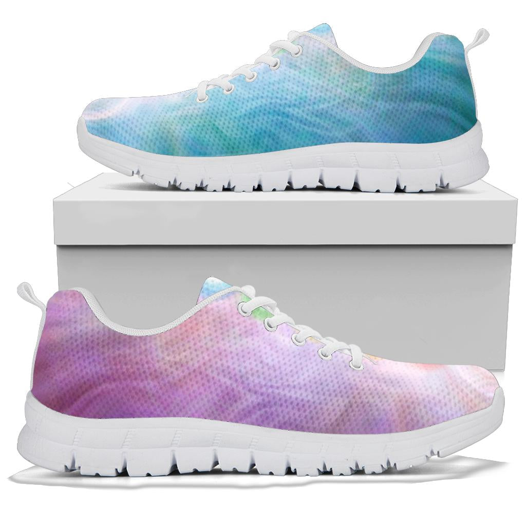 White Rainbow Mandala Unisex Sneaker Shoes