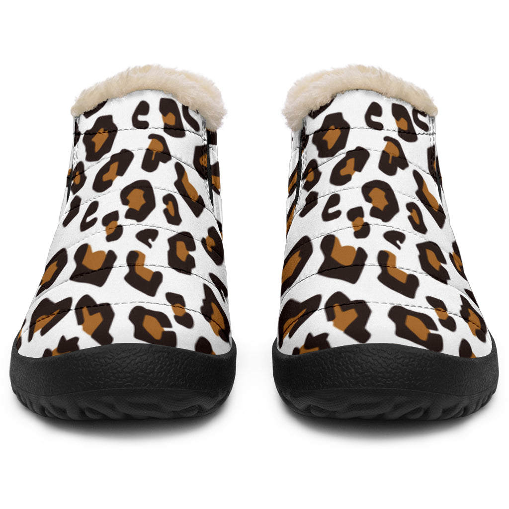 Leopard Print Trainer Boots