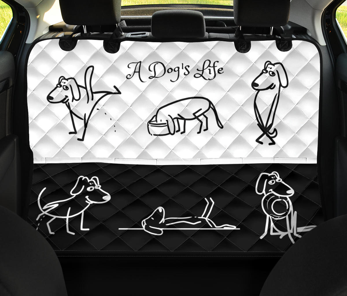 A DOG'S LIFE PET SEAT COVER