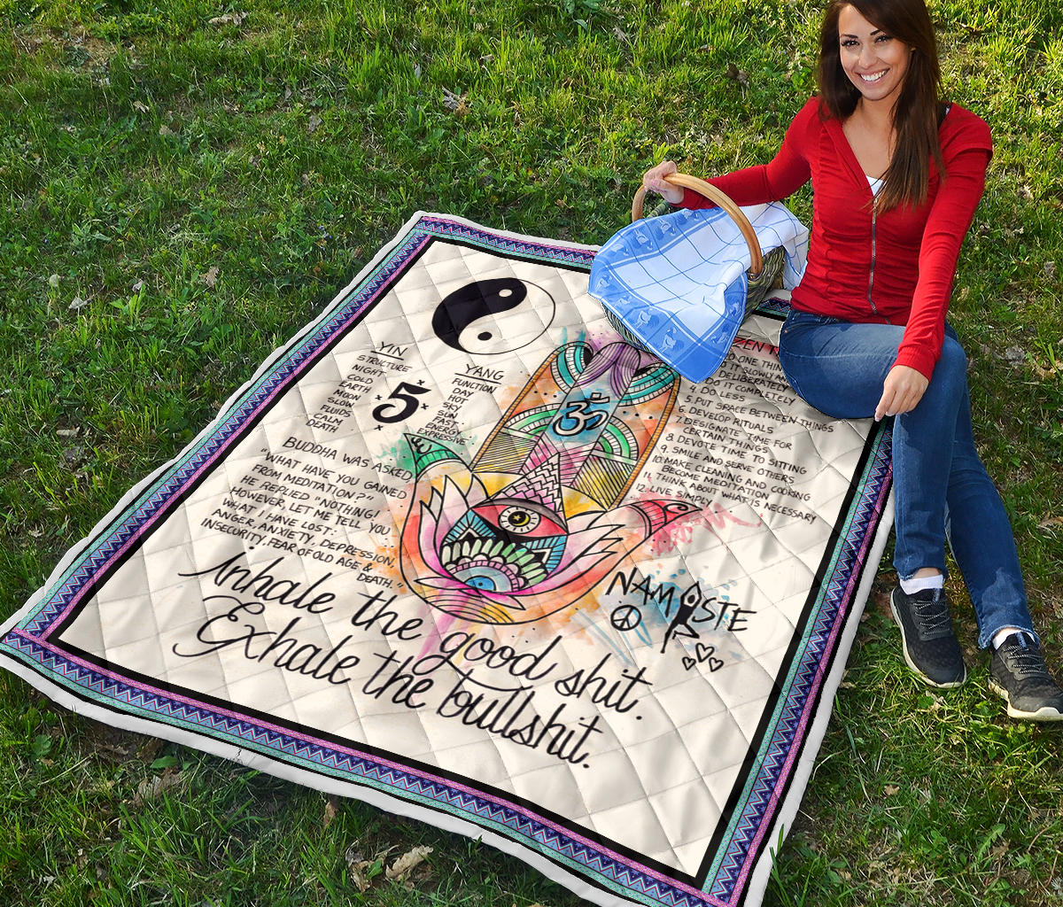 Yoga Exhale Quilt