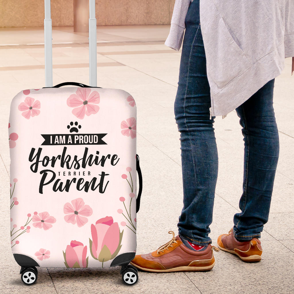 I am proud Yorkshire Terrier Parent Luggage Cover