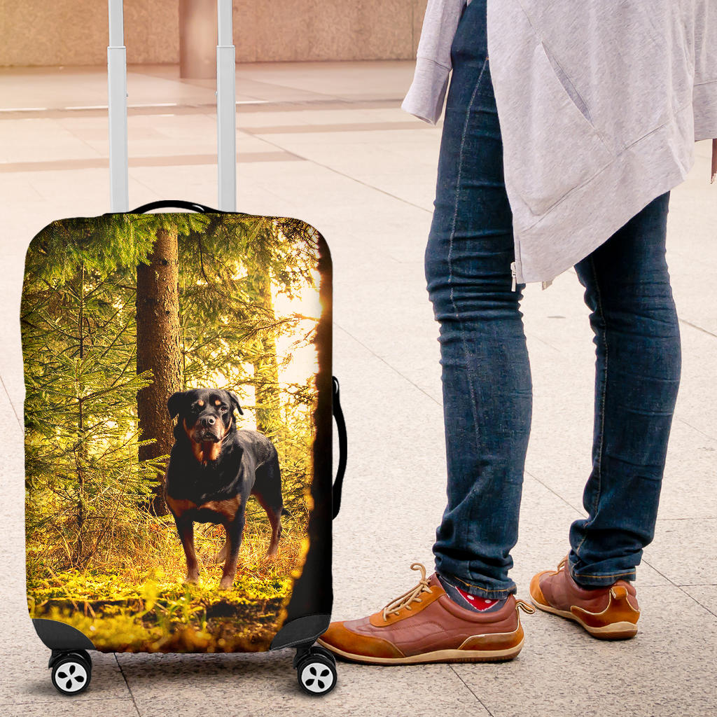 rottweiler luggage cover