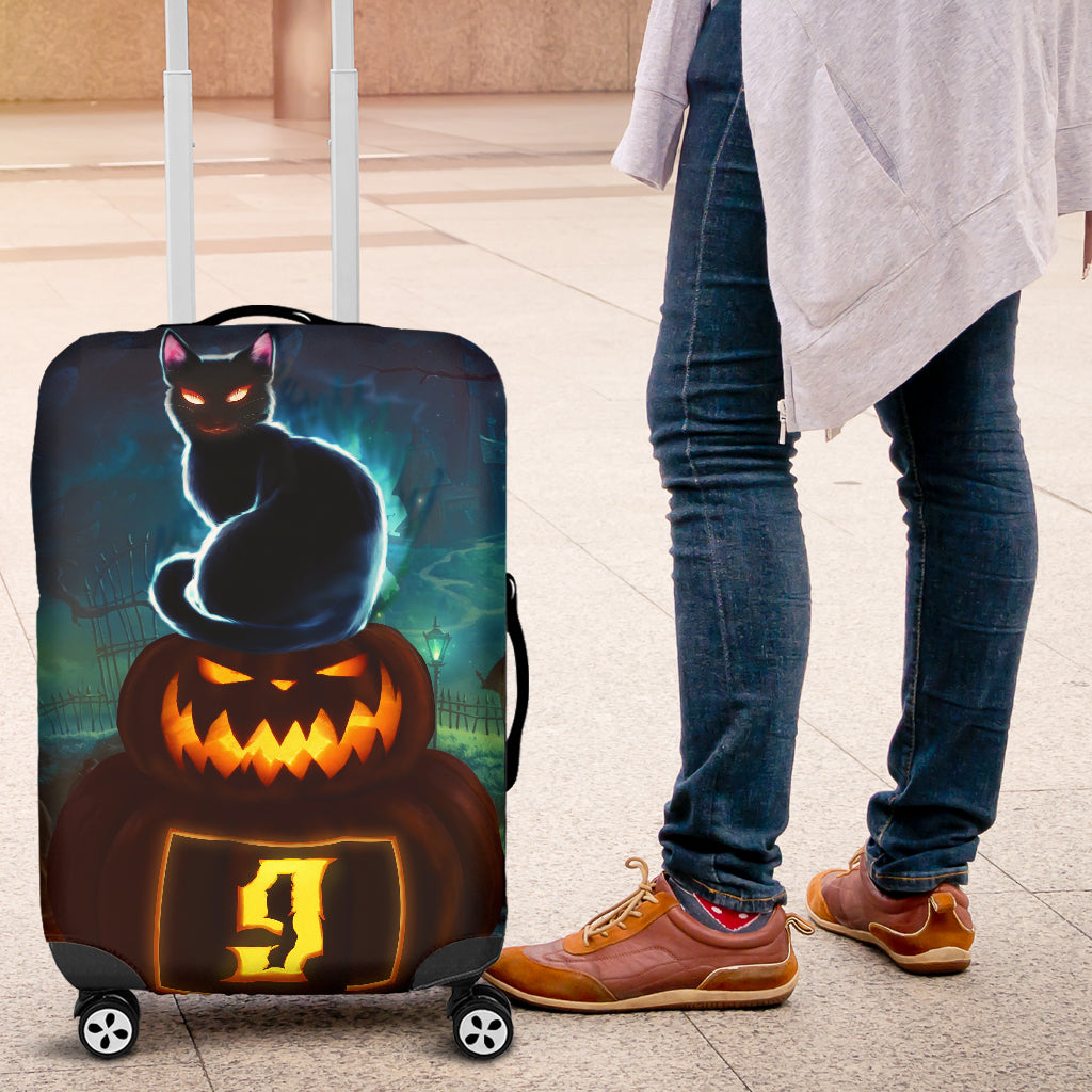 NP Halloween Luggage Cover