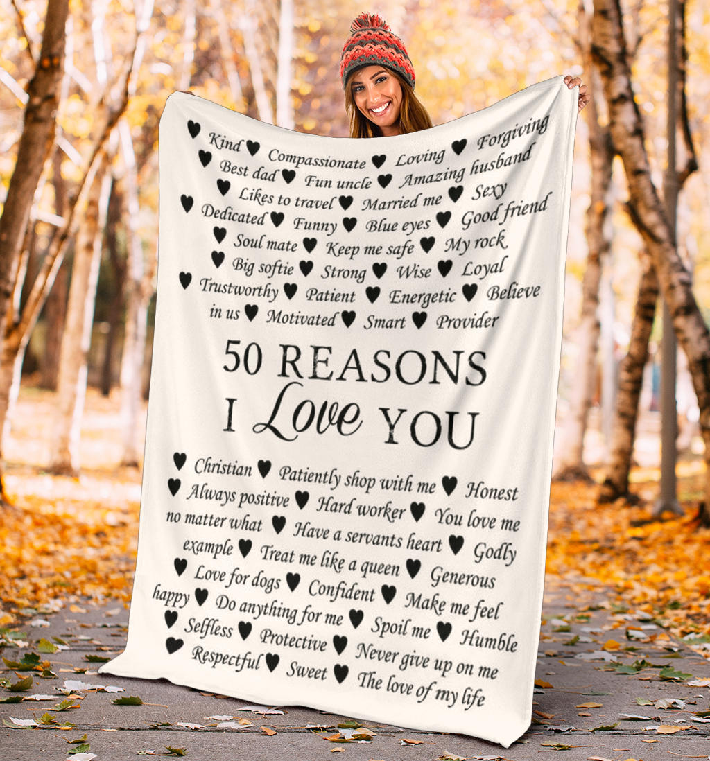 50 Reasons I Love You Blanket