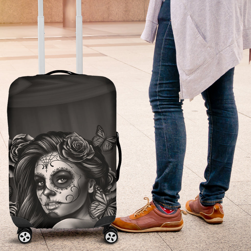 Luggage Covers Calavera Gray