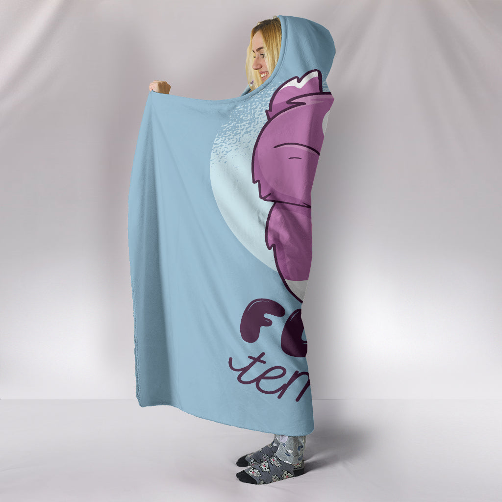 Fluffy Temptation Hooded Blanket