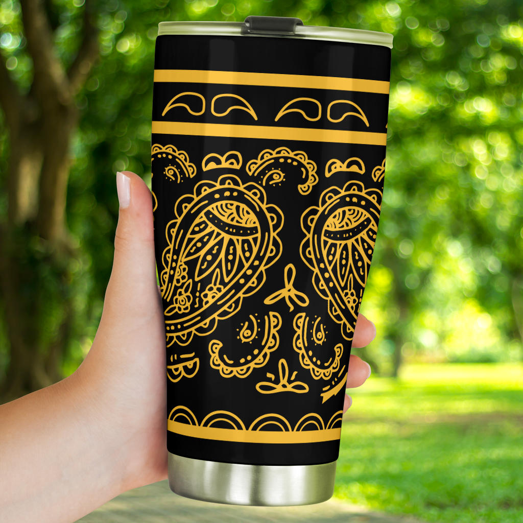 Black Gold Bandana Tumbler