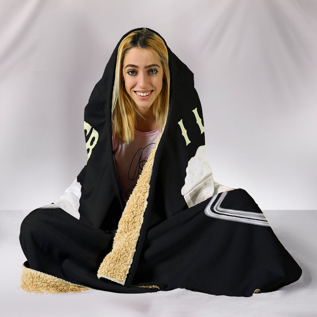I Like Beer Deal With It Hooded Blanket
