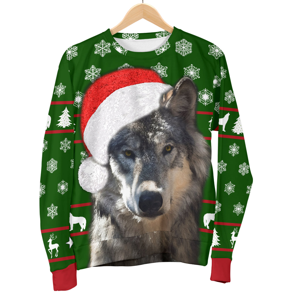 Santa Wolf Christmas Sweater