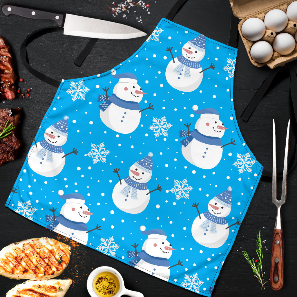 Christmas Perfect Blue Good Vibes Only Men's Apron