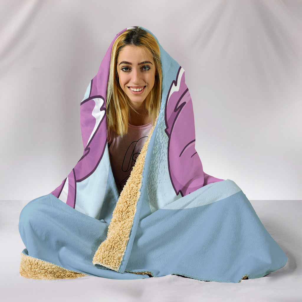 Fluffy Temptation Hooded Blanket