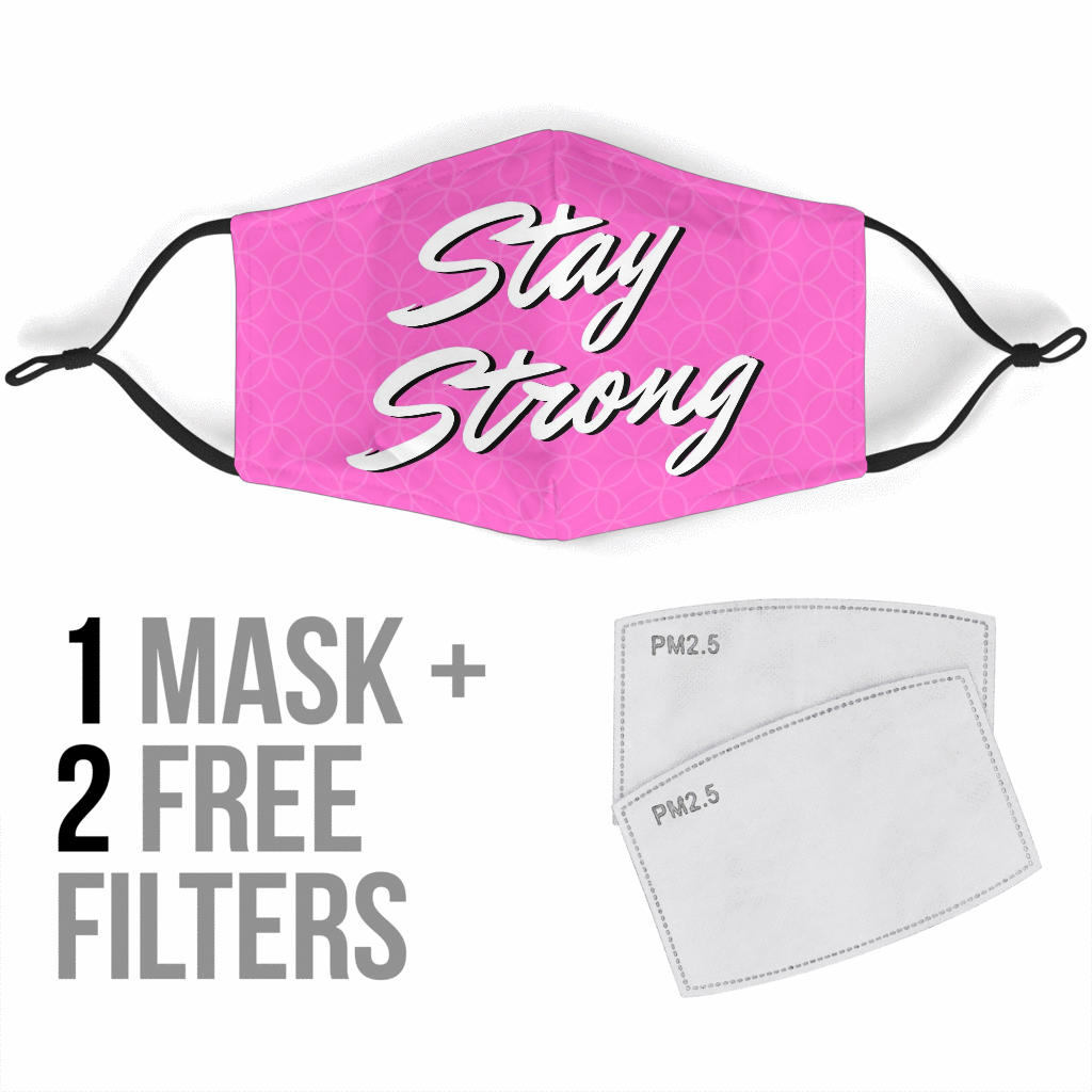 Purple Stay Strong Face Mask