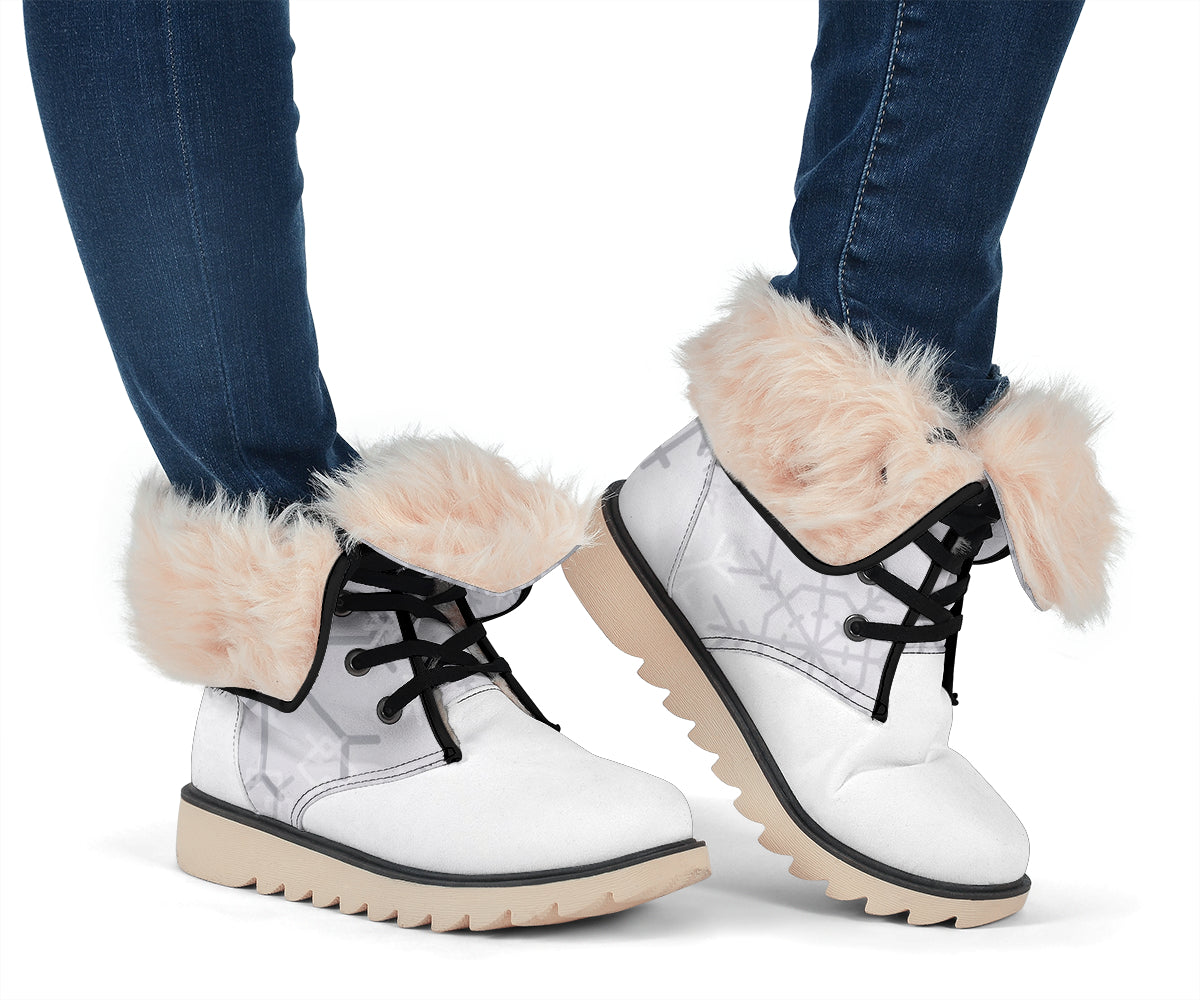 Winter Snowflakes Polar Boots
