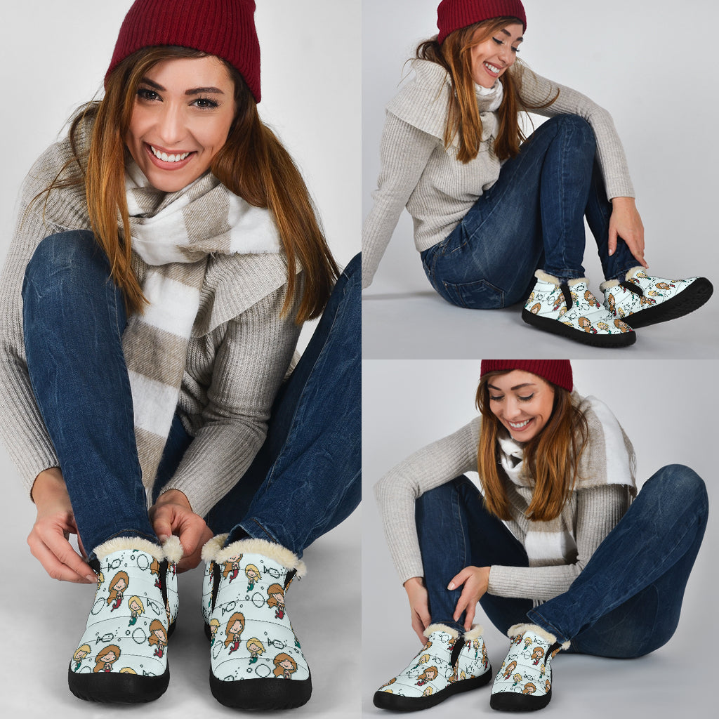 Mermaid Winter Trainer Style Boots