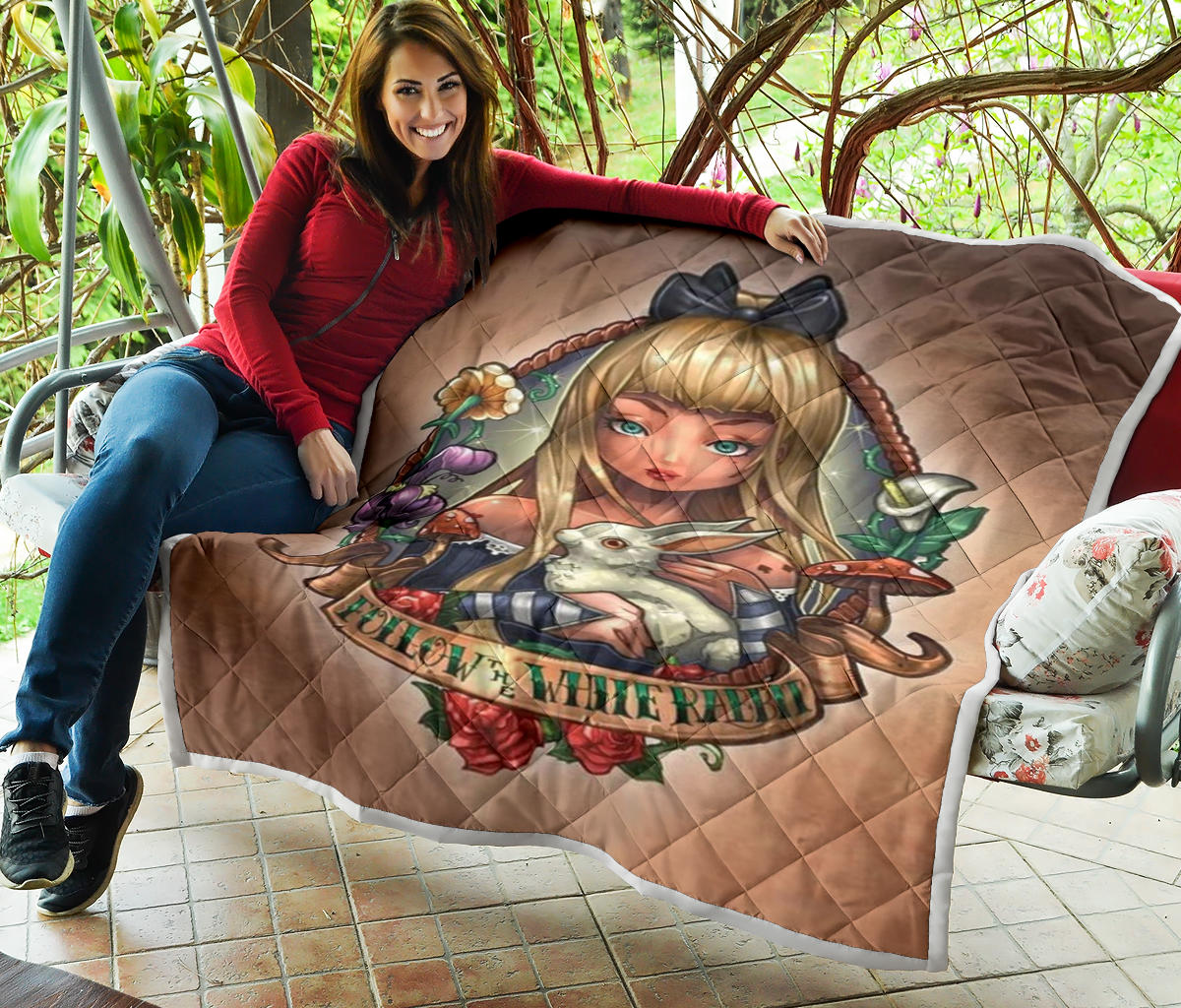 Tattoo Alice In Wonderland Quilt