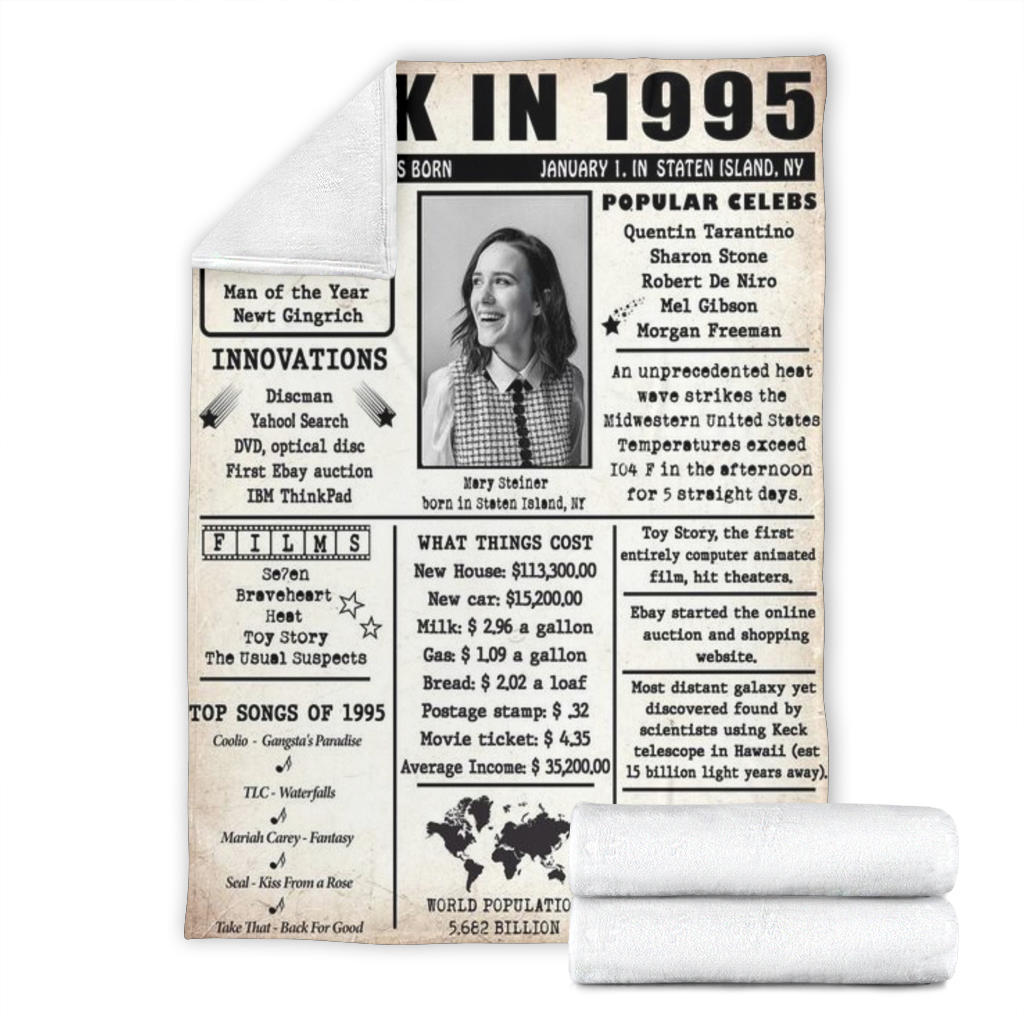 Back In 1995 Premium Blanket