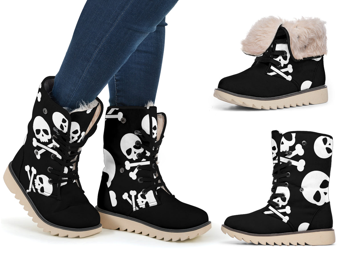 Skull & Crossbones Polar Boots