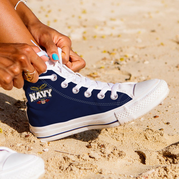 Navy High Tops