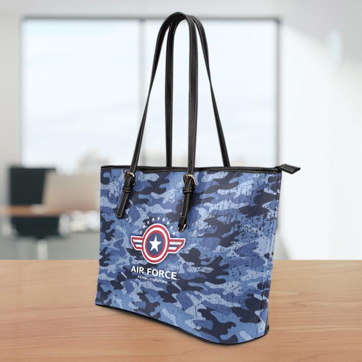 Air Force Small Leather Tote