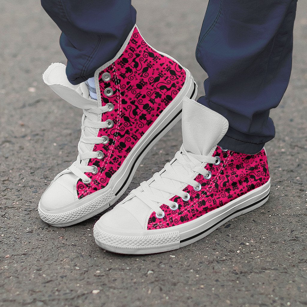 Cats Pink High Tops