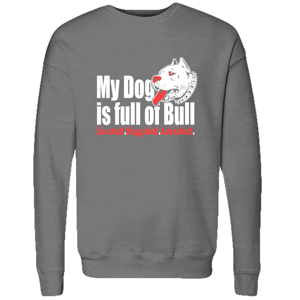 Bella Sponge Fleece 3945 Adult Sweatshirt pitbull