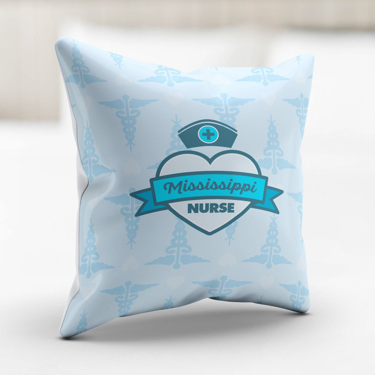 MS Nurse Blue Pillowcase