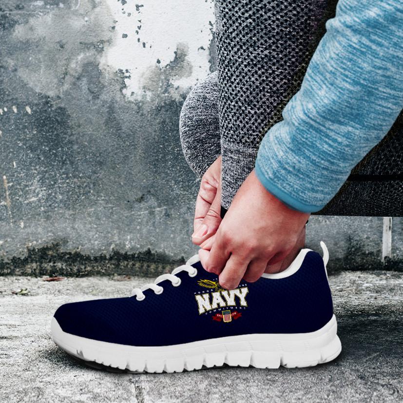 Navy Running Shoes