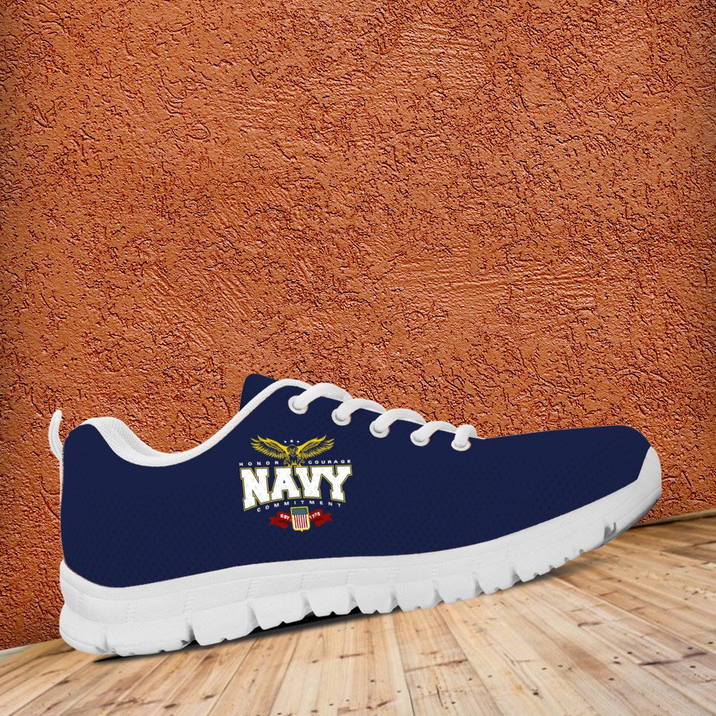 Navy Running Shoes